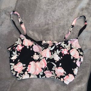 Floral crop top